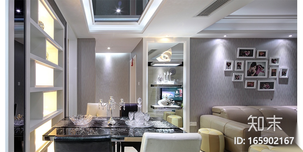 [江苏]苏州李闸小区样板间CAD施工图+实景图施工图下载【ID:165902167】