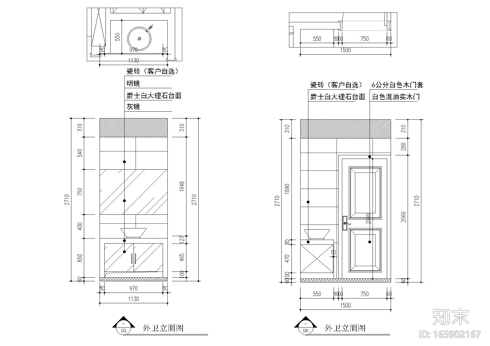 [江苏]苏州李闸小区样板间CAD施工图+实景图cad施工图下载【ID:165902167】
