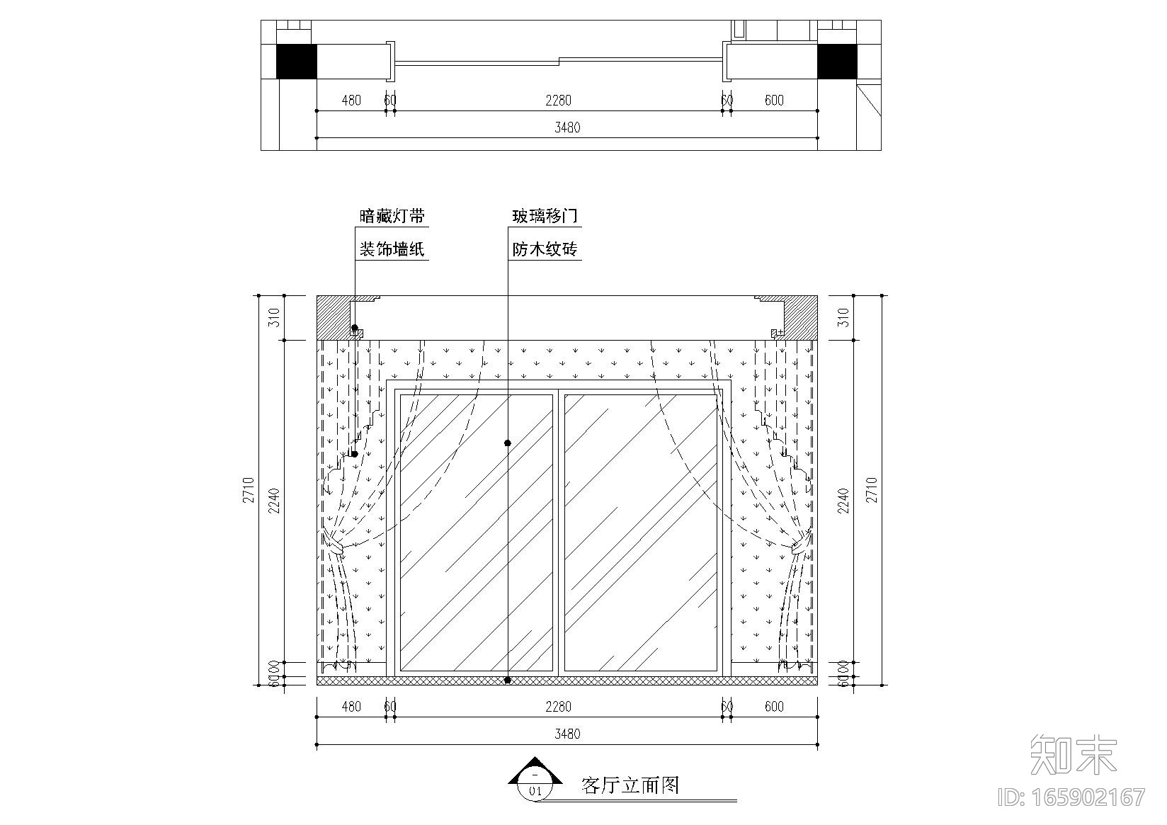 [江苏]苏州李闸小区样板间CAD施工图+实景图cad施工图下载【ID:165902167】