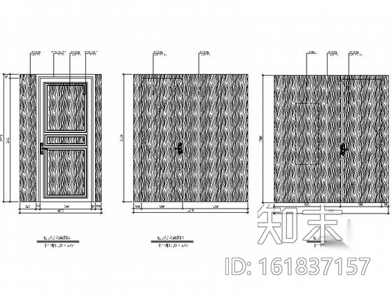 时尚高档咖啡会所室内装修CAD施工图施工图下载【ID:161837157】