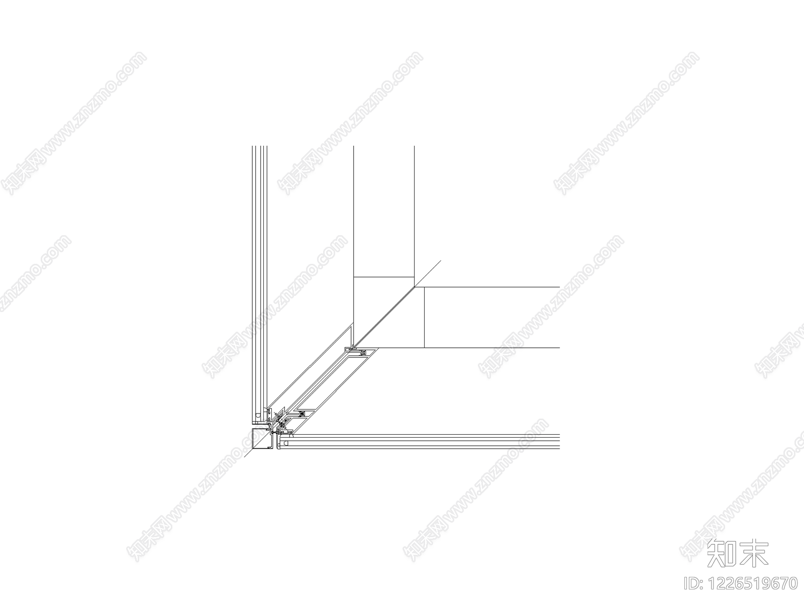 综合硬装构件图块cad施工图下载【ID:1226519670】
