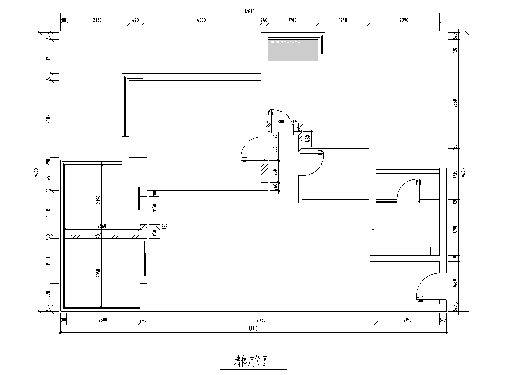 [山东]青岛现代轻奢住宅家装设计施工图施工图下载【ID:180362187】