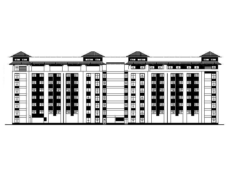 [江苏]高层框架市级福利院建筑施工图（含招标文件与水...cad施工图下载【ID:151579112】