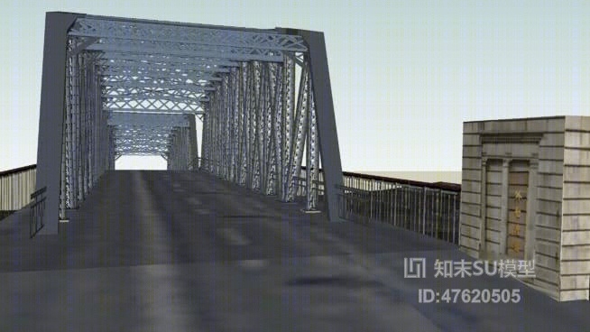 大桥SU模型下载【ID:47620505】