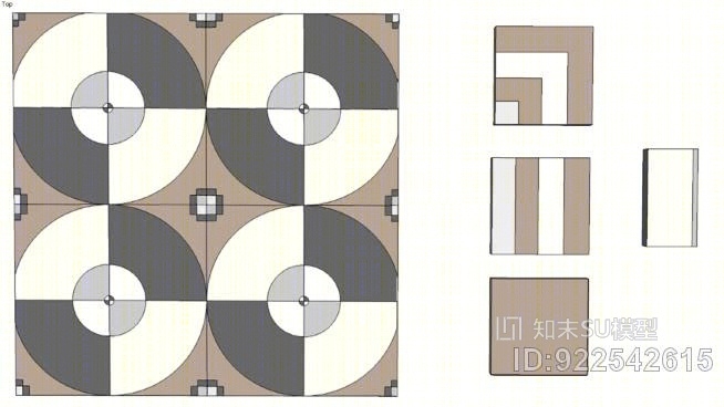 世界水泥瓦/气泡/瓷砖的沼泽SU模型下载【ID:922542615】