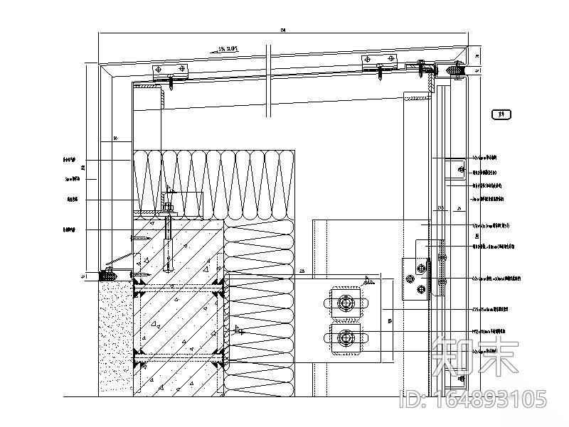 铝板幕墙系统标准图施工图下载【ID:164893105】