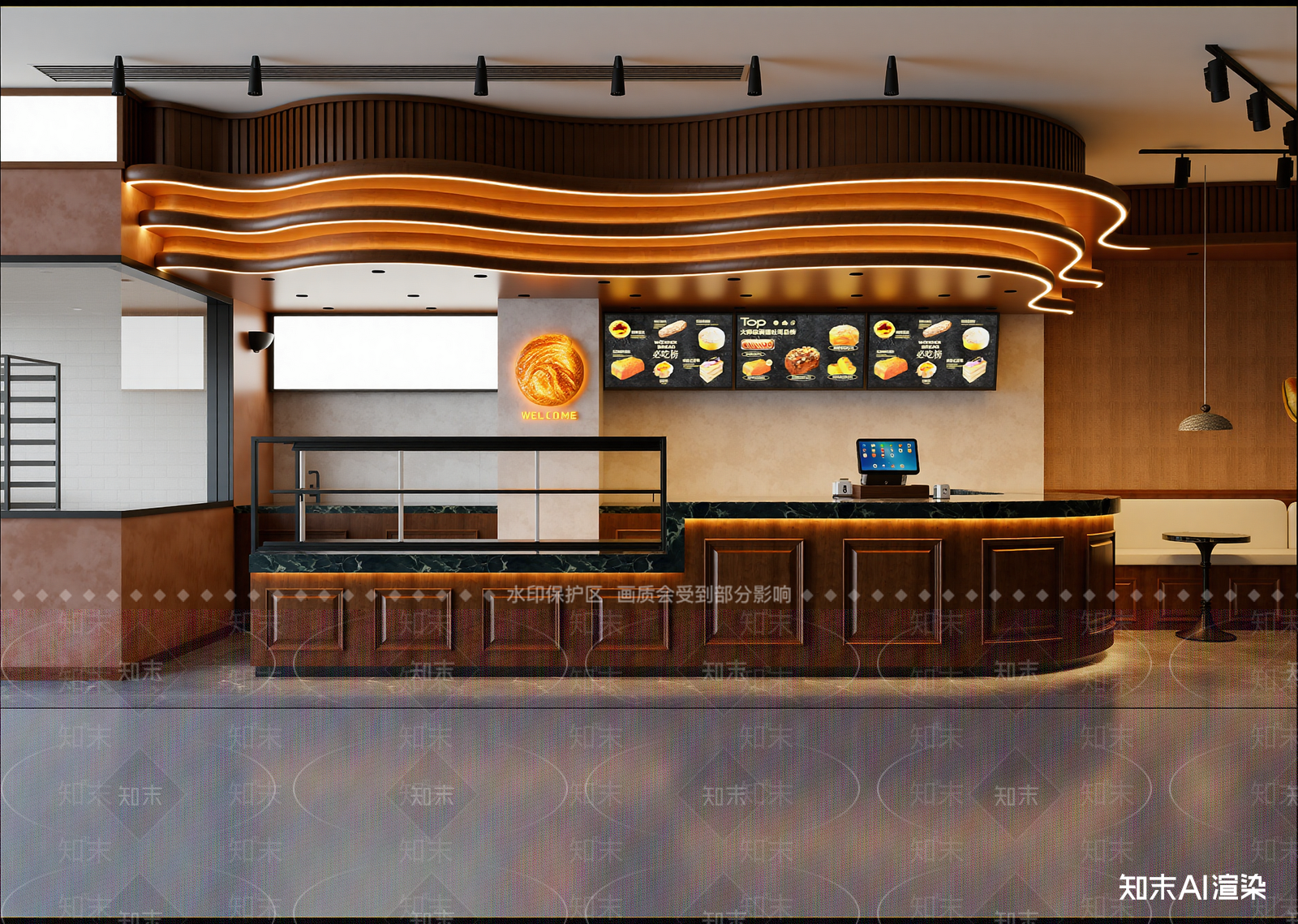 现代快餐店3D模型下载【ID:1214944471】