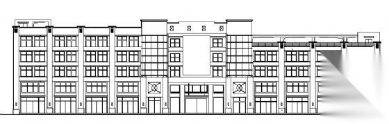 某五层框架综合楼建筑方案图施工图下载【ID:151509158】