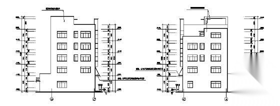 某五层框架综合楼建筑方案图cad施工图下载【ID:151509158】