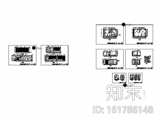 时尚健身房室内设计装修图cad施工图下载【ID:161786148】