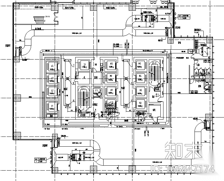 南通国贸商业建筑给排水系统施工图（CAD）cad施工图下载【ID:166847174】