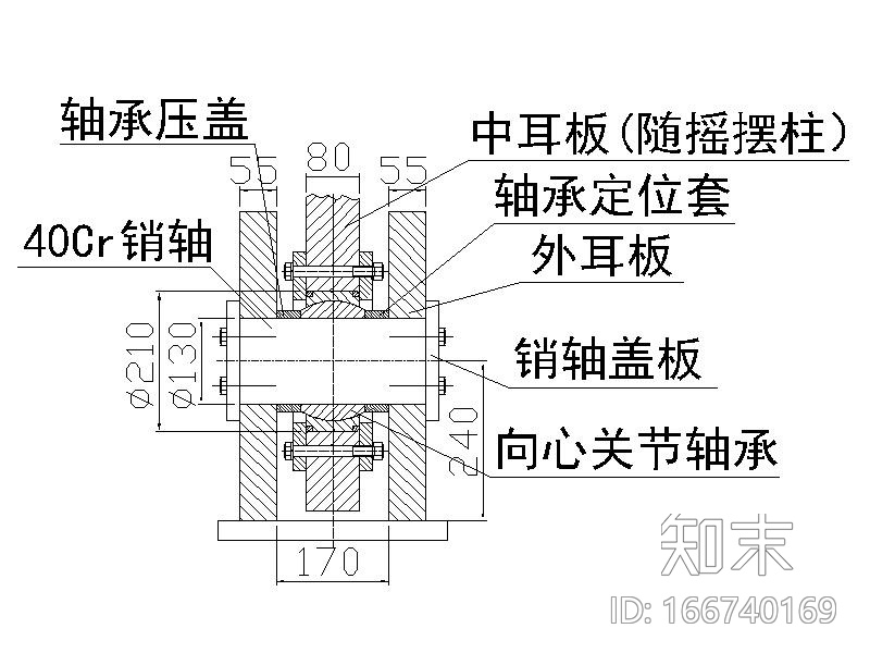 双向鱼腹式单榀桁架体育馆钢屋盖结构施工图cad施工图下载【ID:166740169】