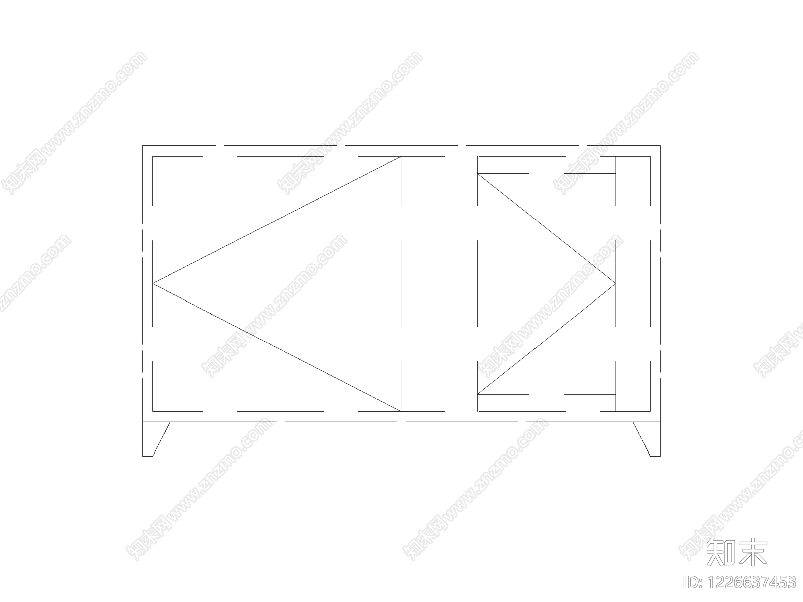 背景墙CAD图纸