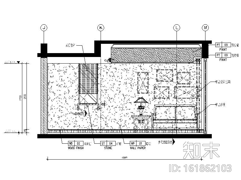 [重庆]豪华高档酒店别墅室内设计施工图cad施工图下载【ID:161862103】