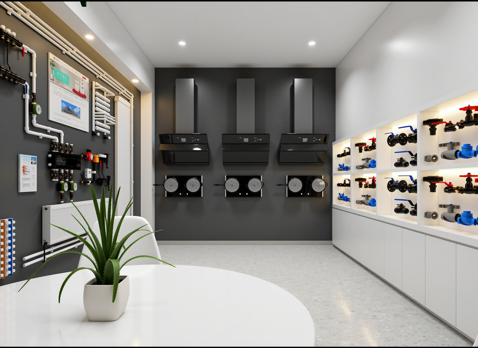 现代卫浴展厅3D模型下载【ID:1214784317】