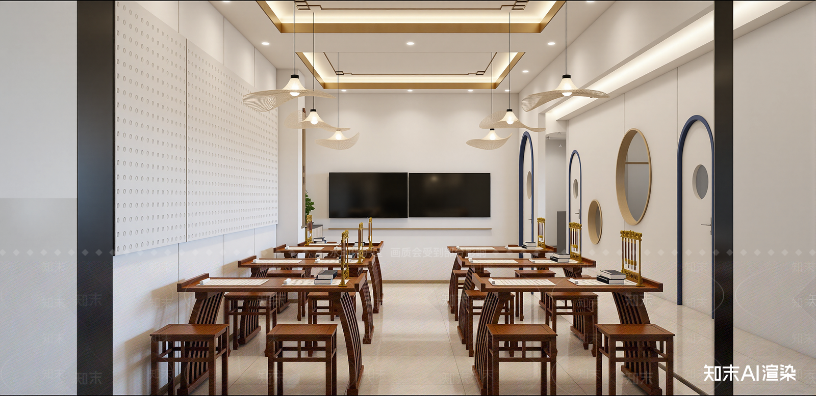 现代党建室SU模型下载【ID:1215946513】