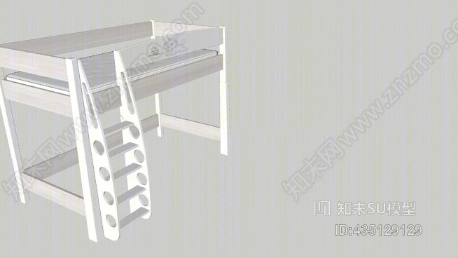 单人床玛丽SU模型下载【ID:435129129】