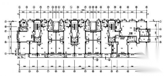 某十二层住宅楼建筑施工图cad施工图下载【ID:149866170】