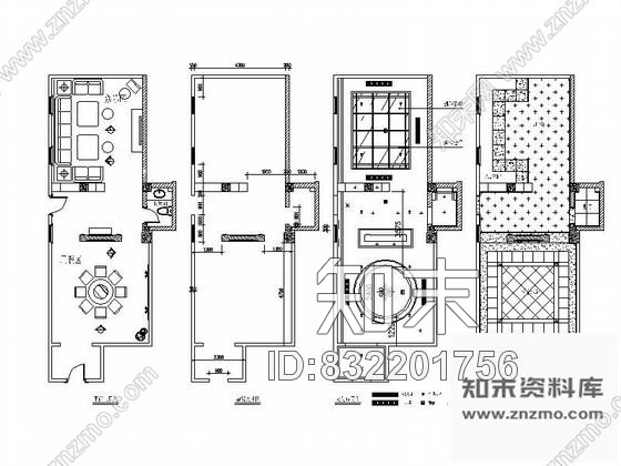 图块/节点会所某包厢立面图2cad施工图下载【ID:832201756】