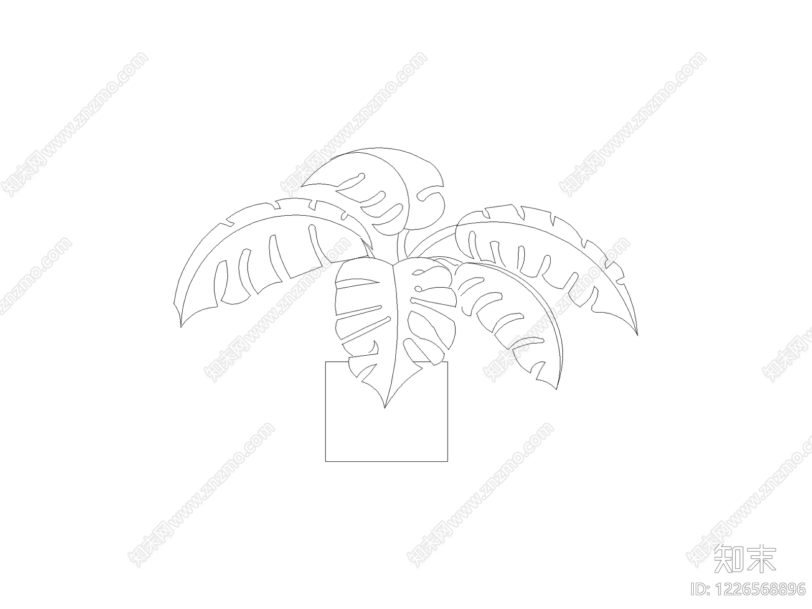 绿植cad施工图下载【ID:1226568896】