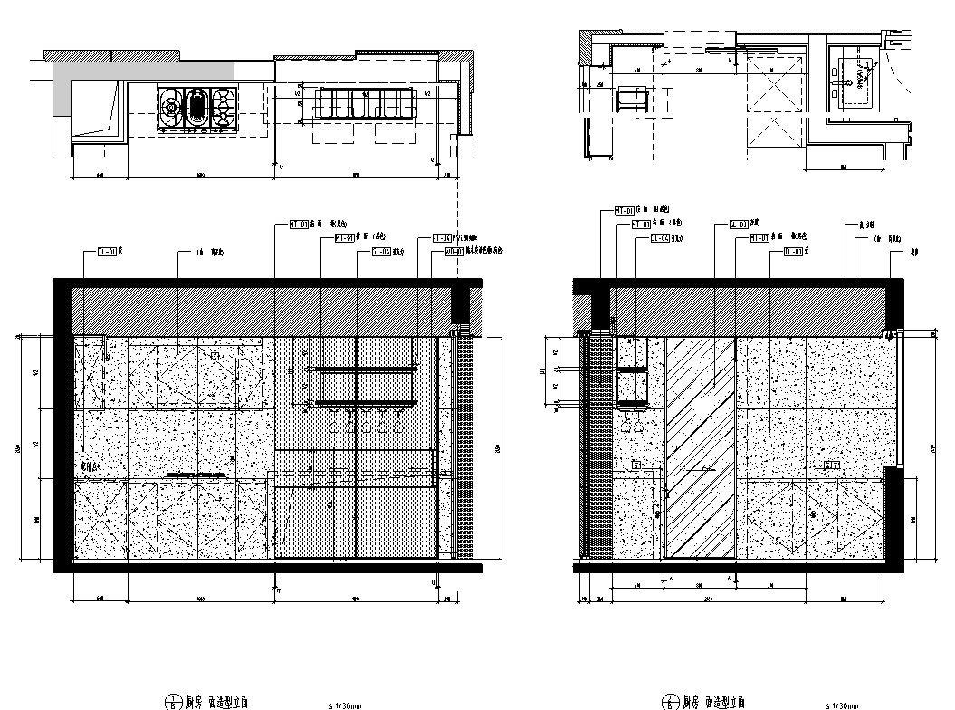 [广州]佛山230户型大平层全套施工图_效果图cad施工图下载【ID:180849170】