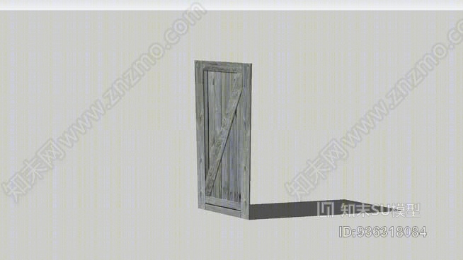 谷仓木门SU模型下载【ID:936318084】