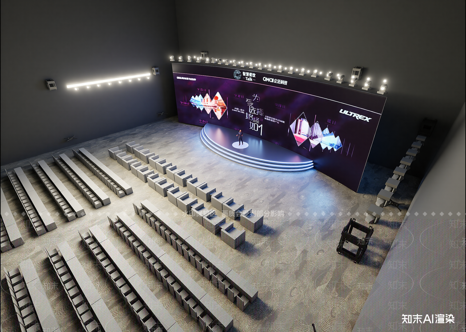 现代科技展厅3D模型下载【ID:1214585561】