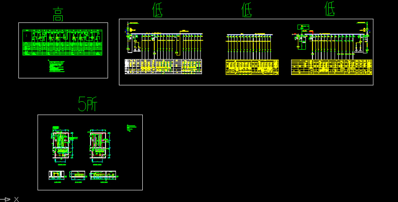 高低压配电系统图CAD图纸施工图下载【ID:149722186】