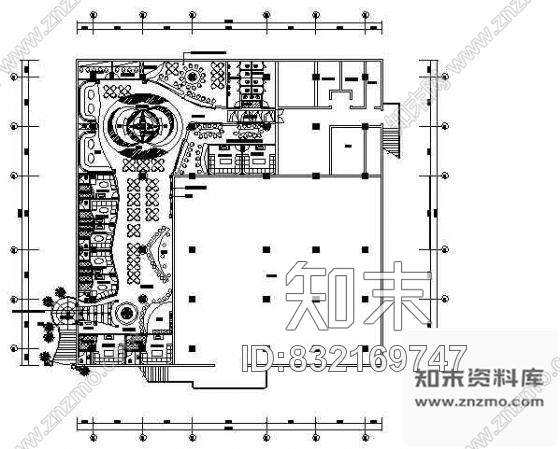 某酒吧平面方案cad施工图下载【ID:832169747】