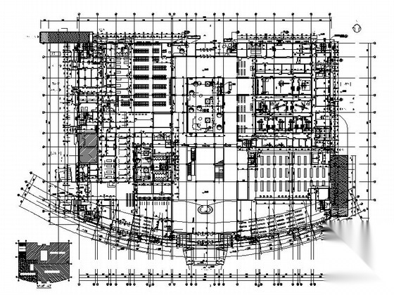 [徐州]某医院门诊医技部建筑施工图（含效果图）cad施工图下载【ID:166064107】