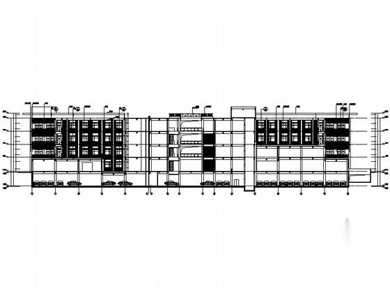 [徐州]某医院门诊医技部建筑施工图（含效果图）cad施工图下载【ID:166064107】