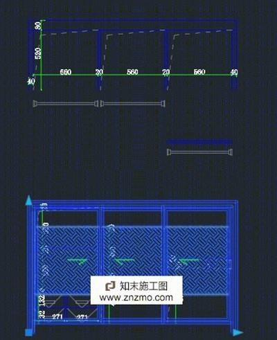 可伸缩变换cad施工图下载【ID:36901668】