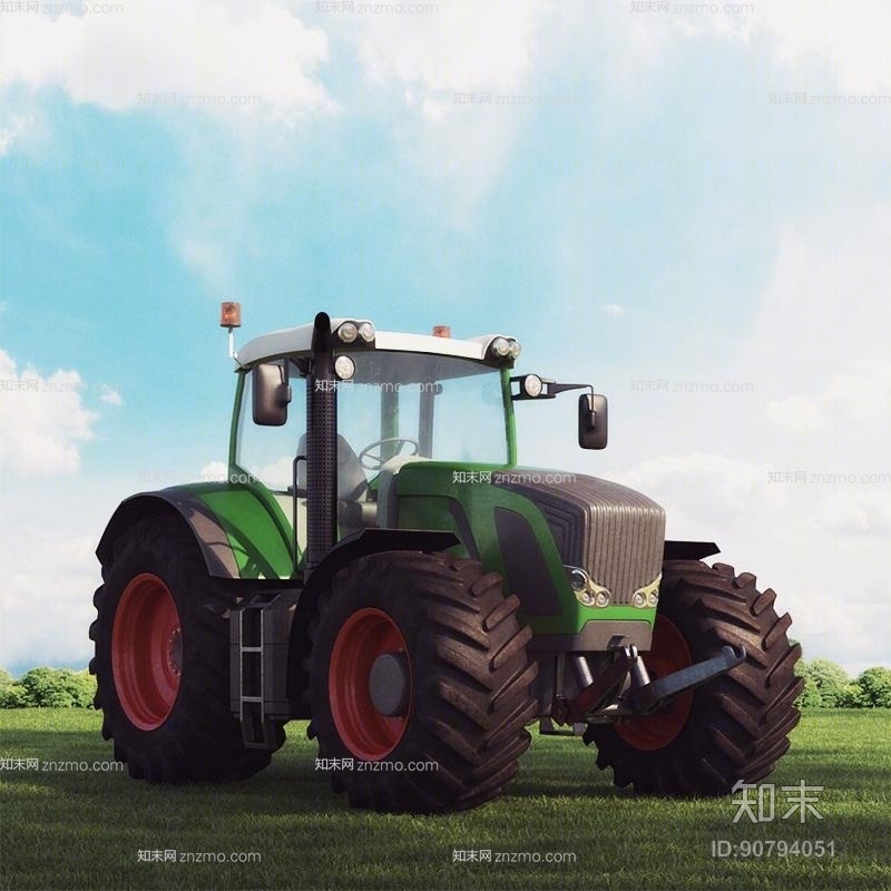 拖拉机3D模型下载【ID:90794051】