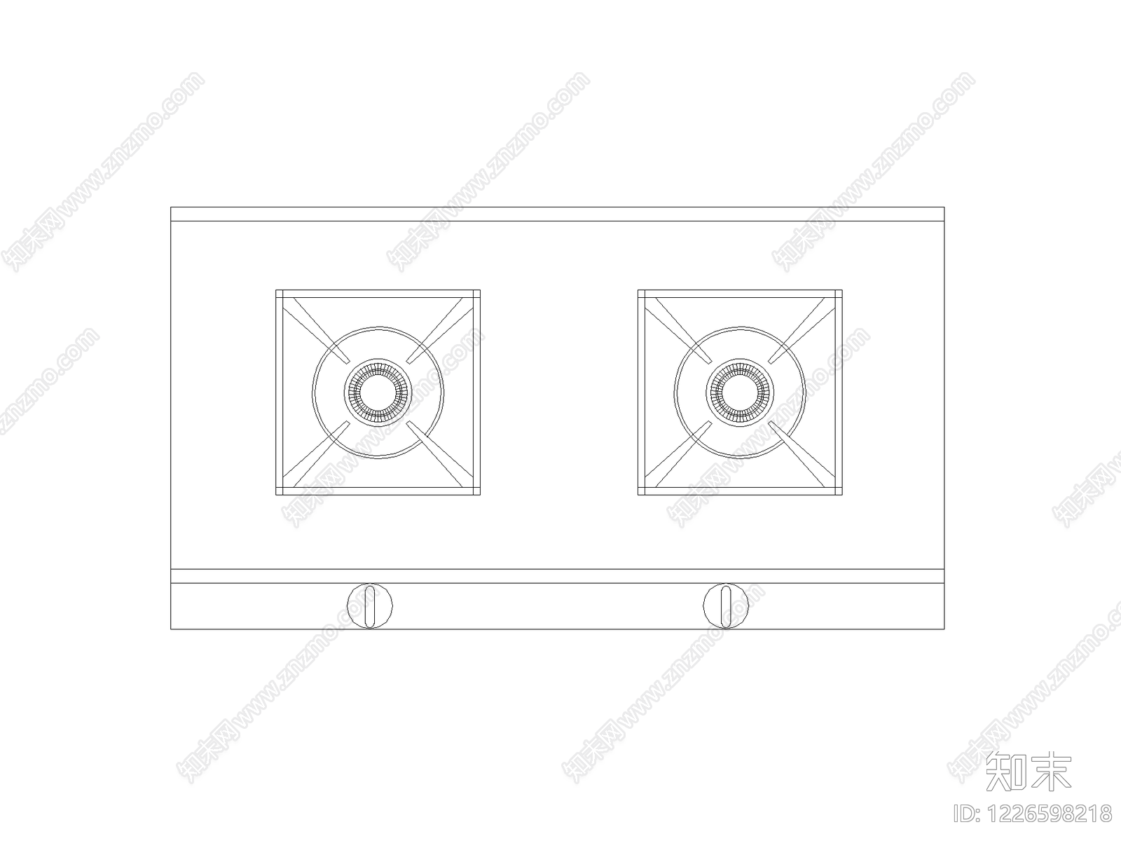 厨房设施cad施工图下载【ID:1226598218】