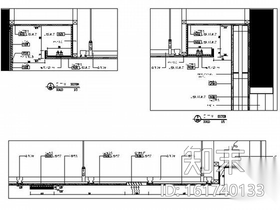 [合肥]某知名楼盘售楼处装饰施工图cad施工图下载【ID:161740133】