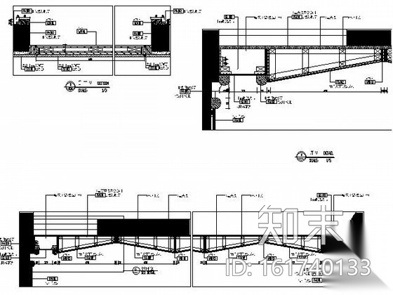 [合肥]某知名楼盘售楼处装饰施工图cad施工图下载【ID:161740133】