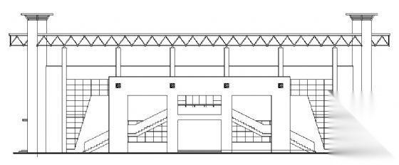 某小型室内操场建筑设计施工图施工图下载【ID:165160136】