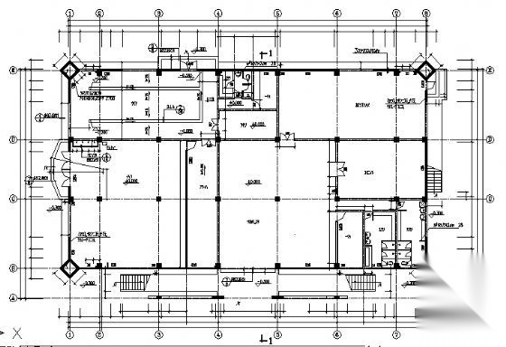 某小型室内操场建筑设计施工图施工图下载【ID:165160136】