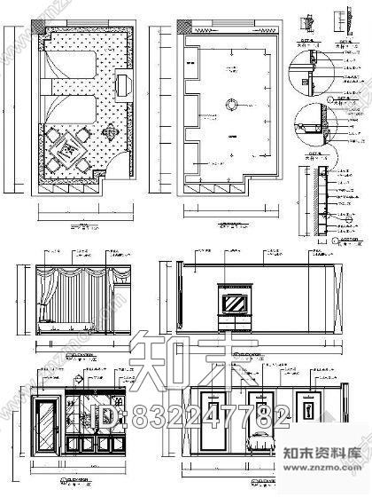 图块/节点洗浴按摩包房详图cad施工图下载【ID:832247782】