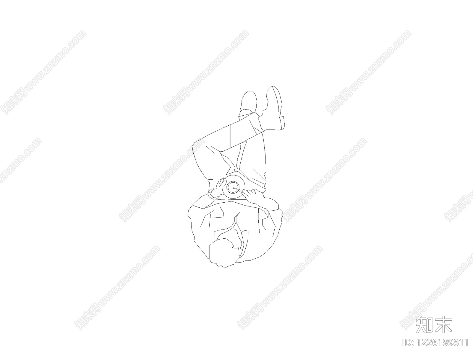 人物cad施工图下载【ID:1226199811】