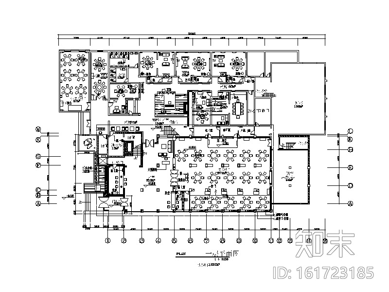 [河南]新中式大酒店中餐厅设计CAD施工图（含效果图）cad施工图下载【ID:161723185】