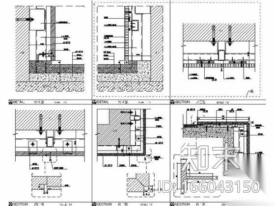 [广州]CBD商圈某塔楼公共区域18-38层装修图施工图下载【ID:166043150】