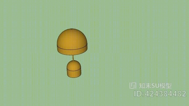 钟表黄铜灯狄克逊SU模型下载【ID:424384482】