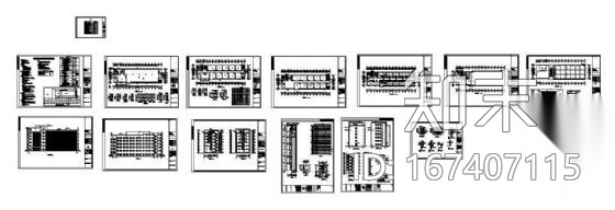 [丹阳]某六层综合办公楼建筑扩初(毕业设计)cad施工图下载【ID:167407115】