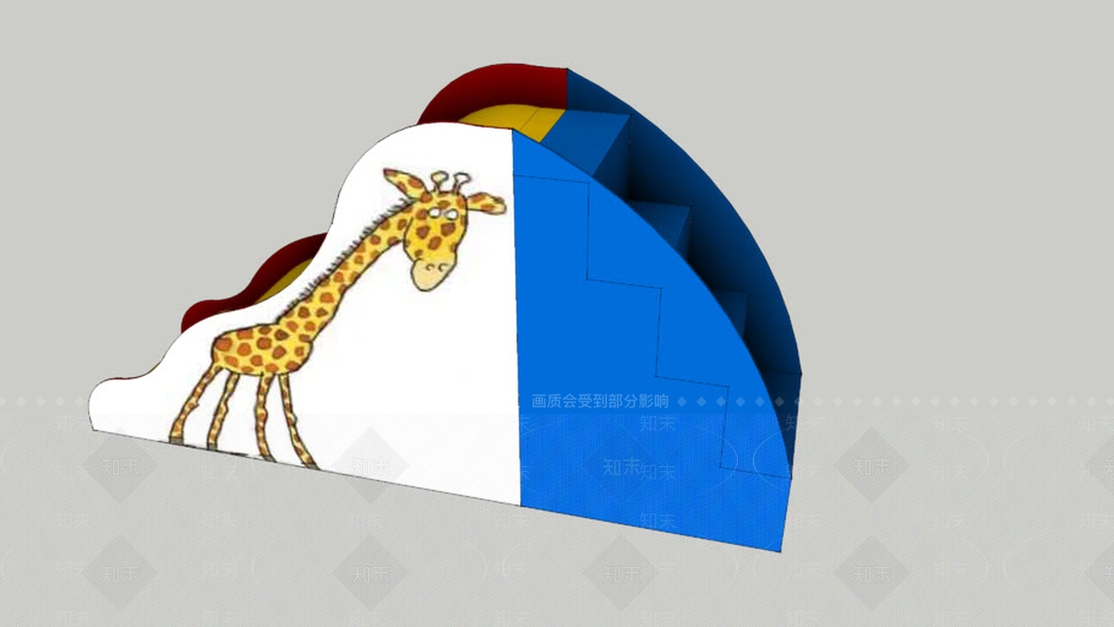 Giraffe-glijbaanSU模型下载【ID:1162486531】