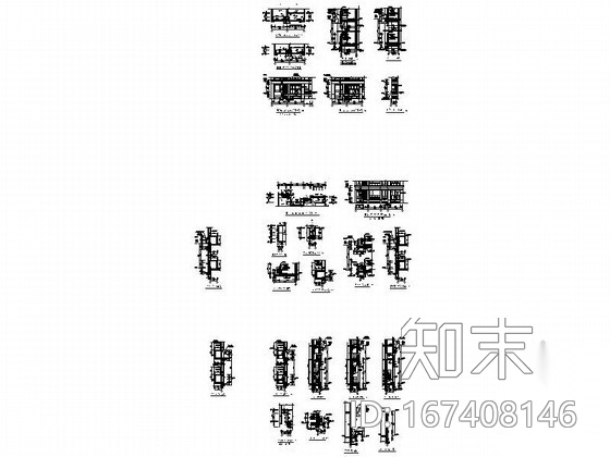 简欧式住宅阳台、空调机位、凸窗节点详图施工图下载【ID:167408146】