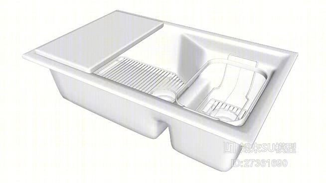 洗水槽SU模型下载【ID:117869378】