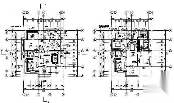 某三层私人别墅建筑施工图cad施工图下载【ID:149899146】