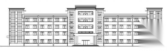 某生产基地四层办公楼建筑施工图cad施工图下载【ID:149944180】