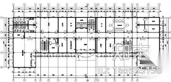 某七层办公楼建筑施工图[河南理工大学土木建筑工程系]施工图下载【ID:165955158】